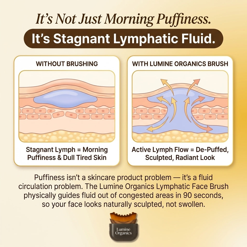 Lymphatic Contour Face Brush — Facial Depuff & Jawline Support