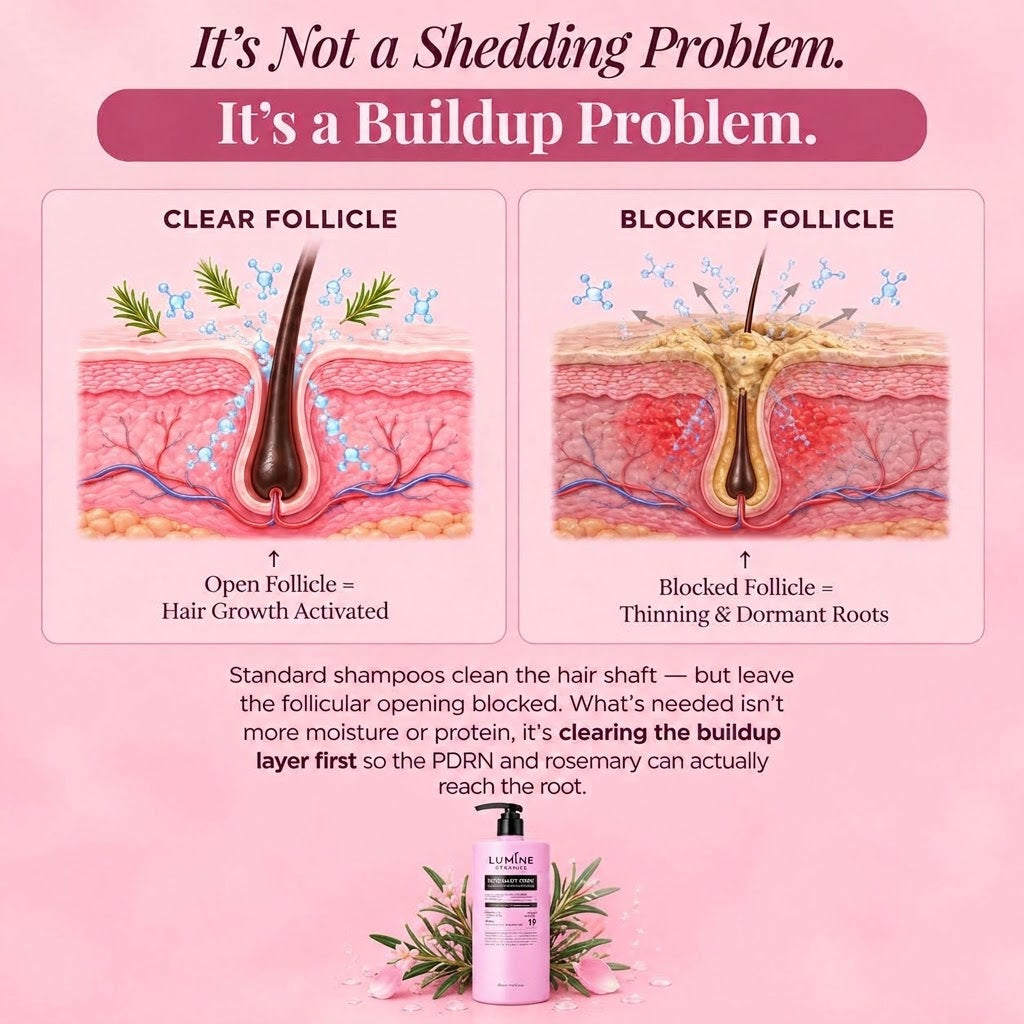 Rosemary PDRN Complex — Hair Thickening & Scalp Revival Shampoo