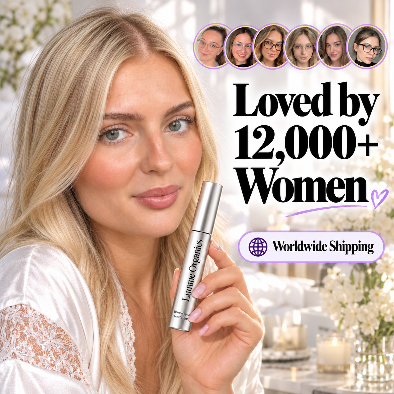 Peptide Eyelash Serum — Lash Growth Formula