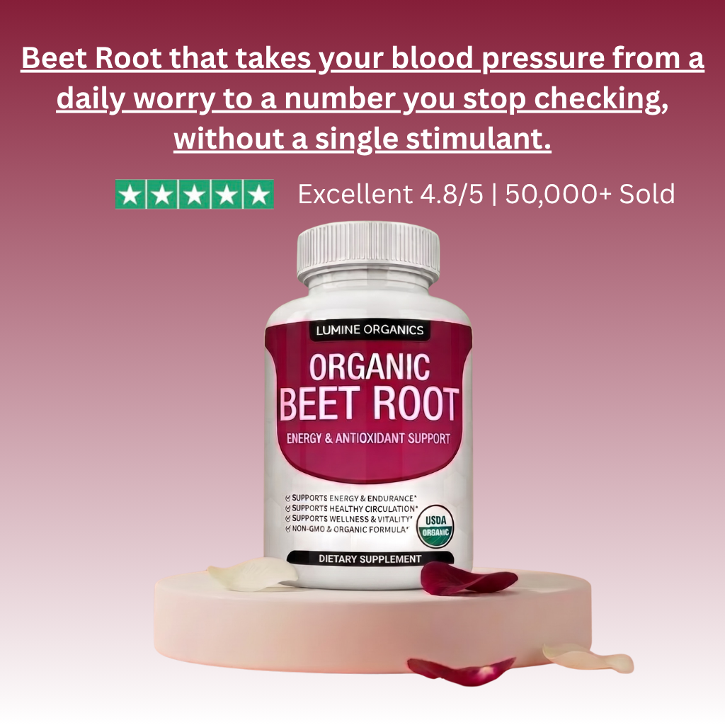 Beet Root Capsules — Blood Pressure Support