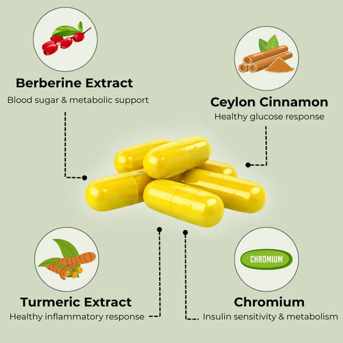 Berberine Complex 4-in-1 — Metabolic & Appetite Support Capsules