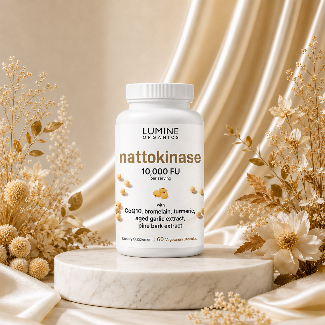 Nattokinase 10,000 FU — Advanced Circulation & Heart Health