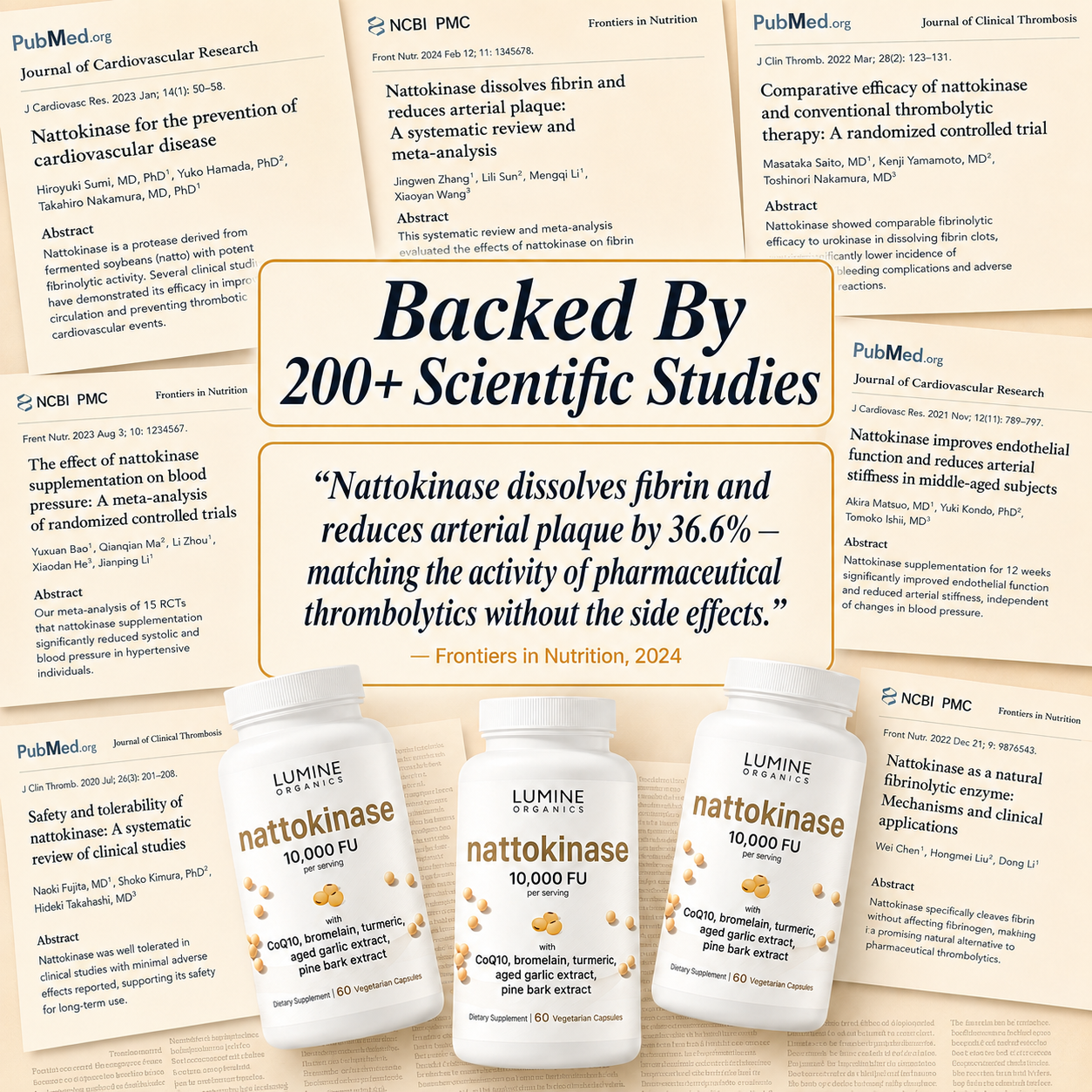 Nattokinase 10,000 FU — Advanced Circulation & Heart Health