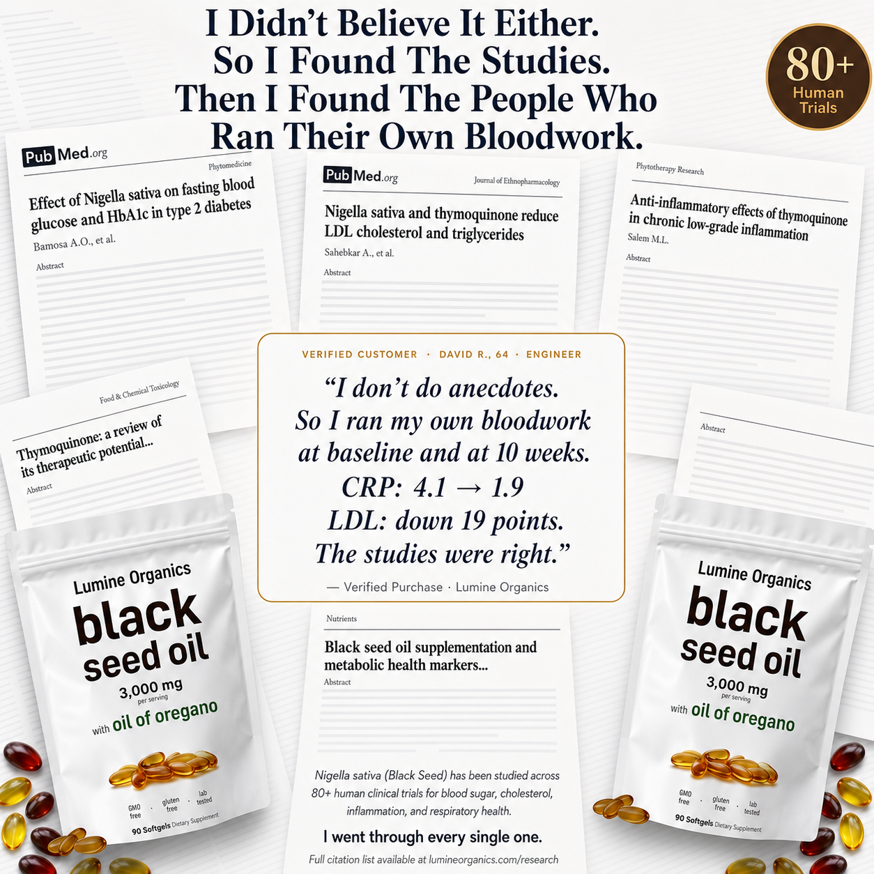 Standardized Black Seed Oil