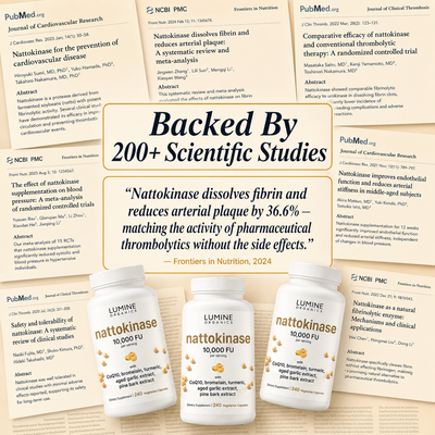 Nattokinase 10,000 FU — Advanced Circulation & Heart Health