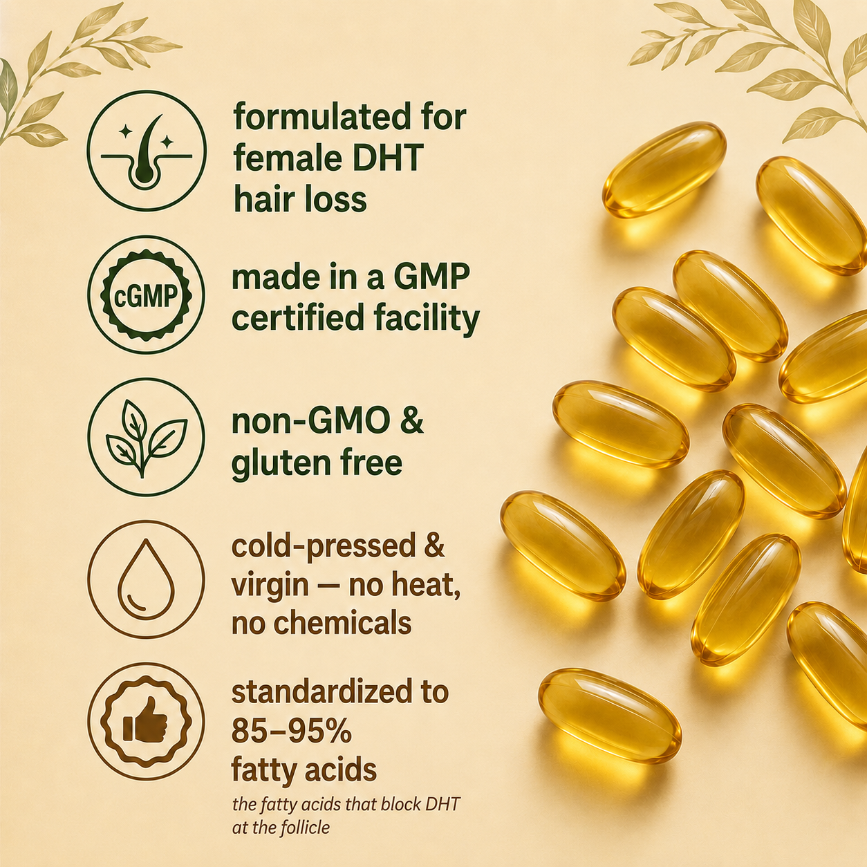 Saw Palmetto Complex — DHT & Hair Support