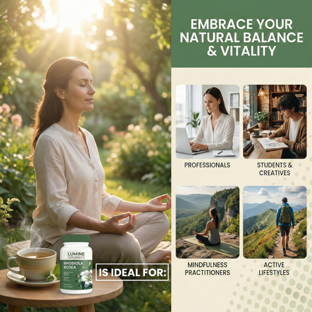 Rhodiola Rosea – Stress & Cognitive Support Capsules