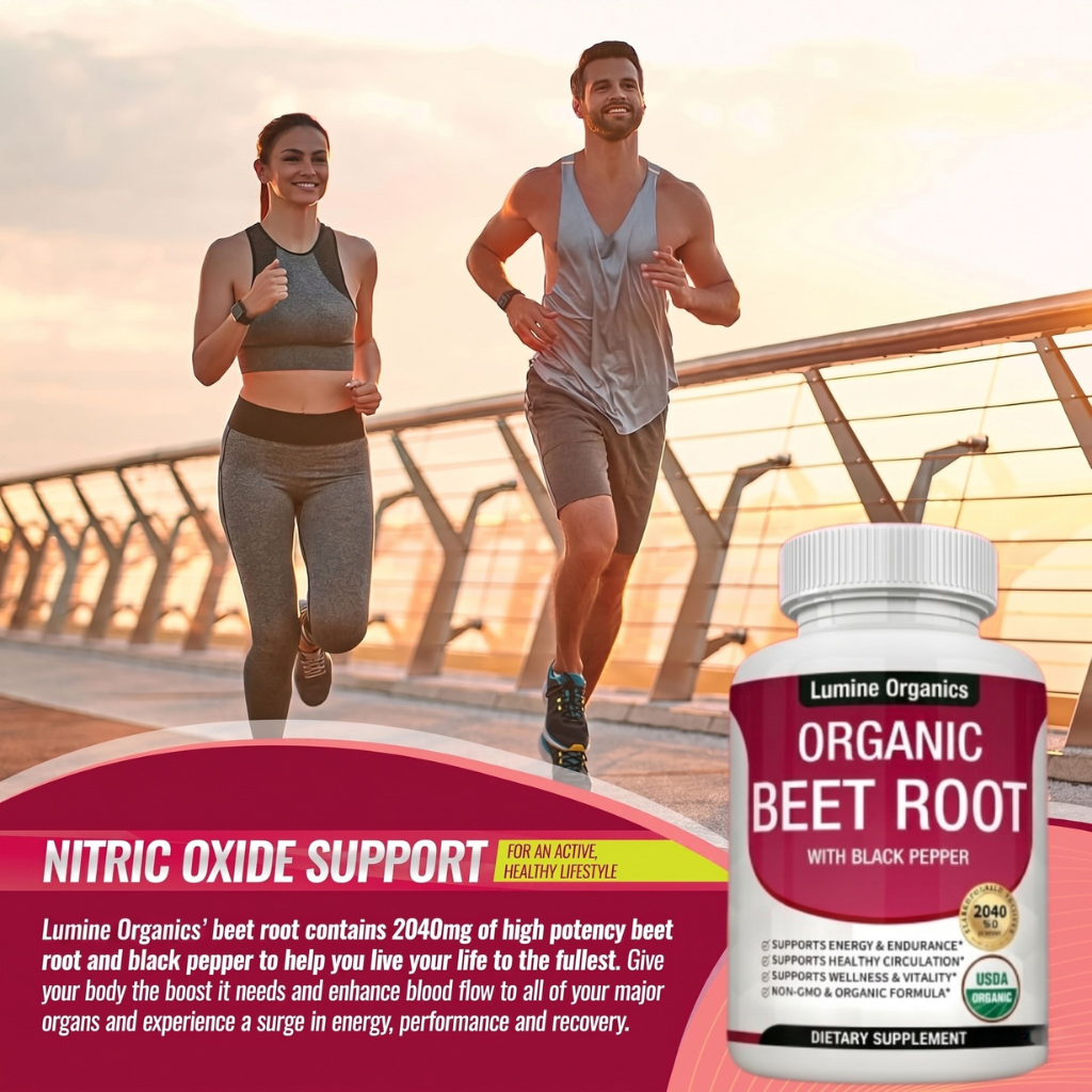 Beet Root Capsules — Blood Pressure Support