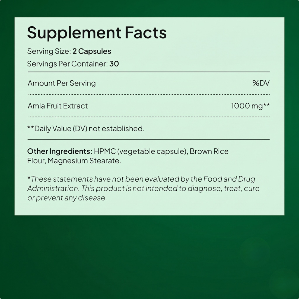 Amla Superfruit Extract Capsules