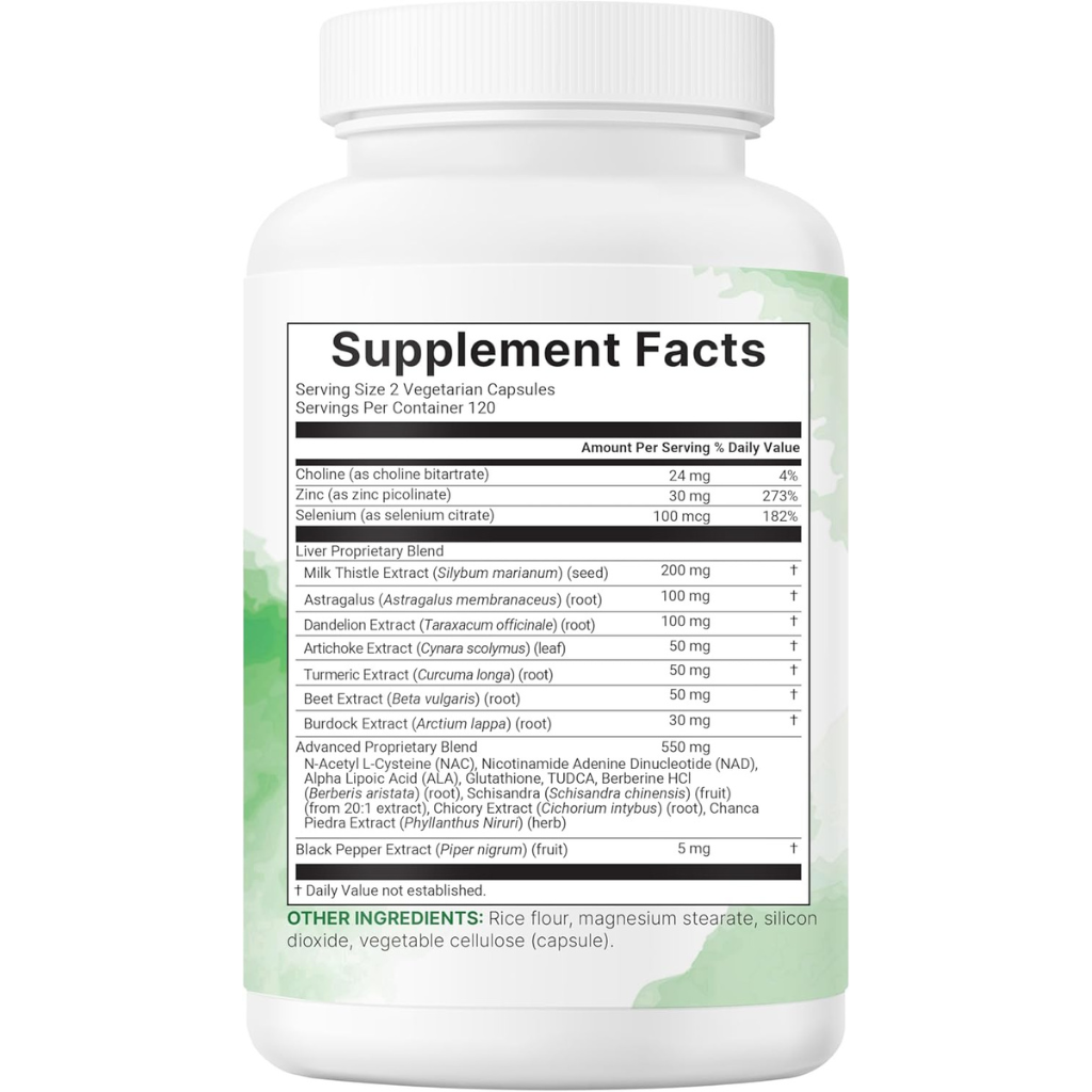 Liver Advanced+ - 20-in-1 Internal Cleanse Support Capsules