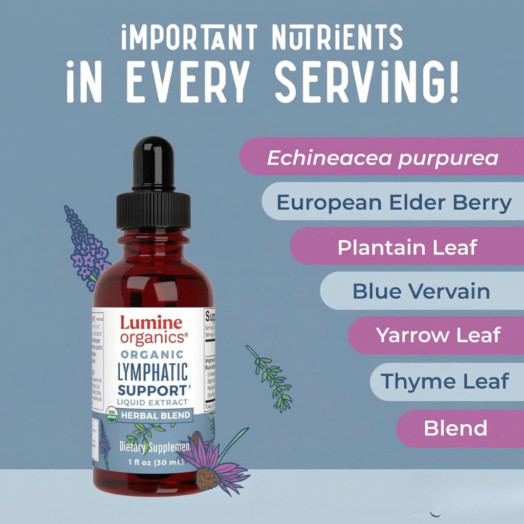 Lymphatic Support Drops - Daily De-Puffing & Drainage
