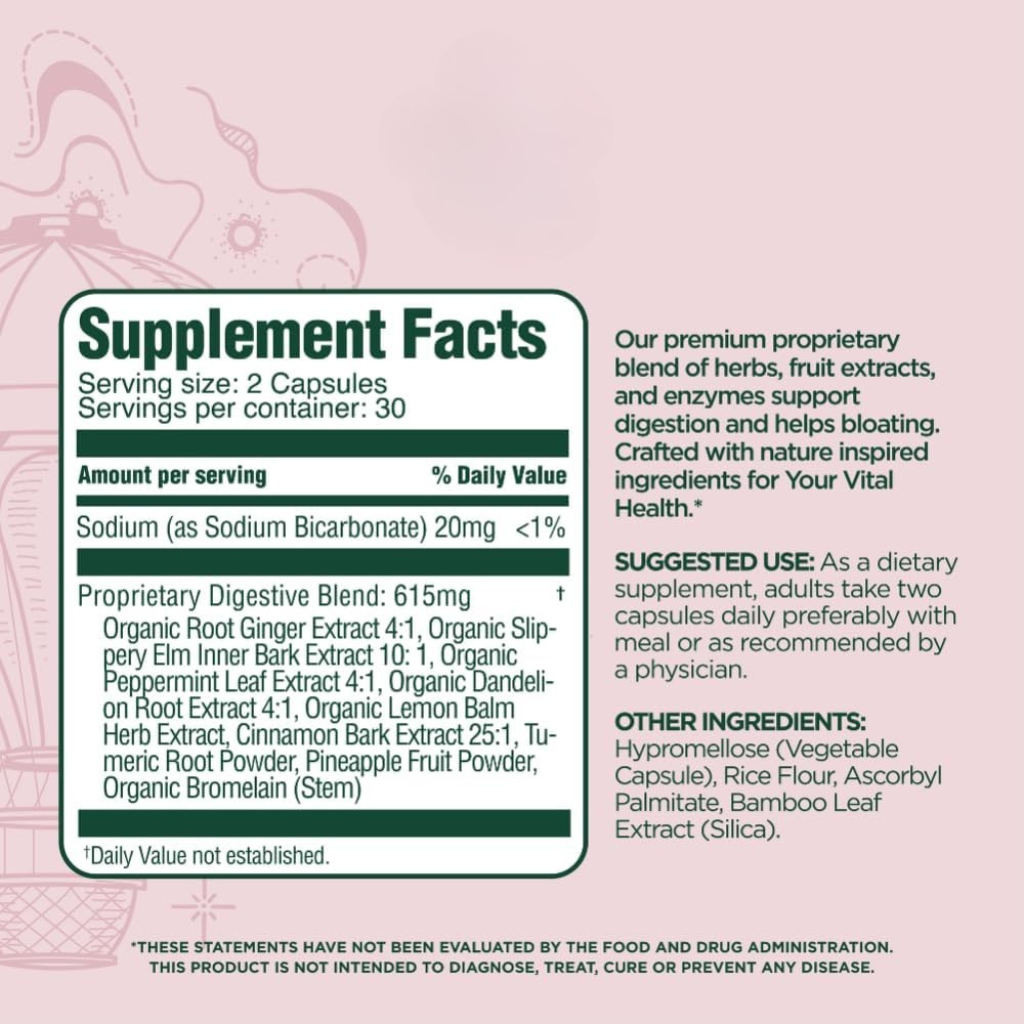 Debloat Support Complex — Digestive Enzymes & Gut Lining Repair