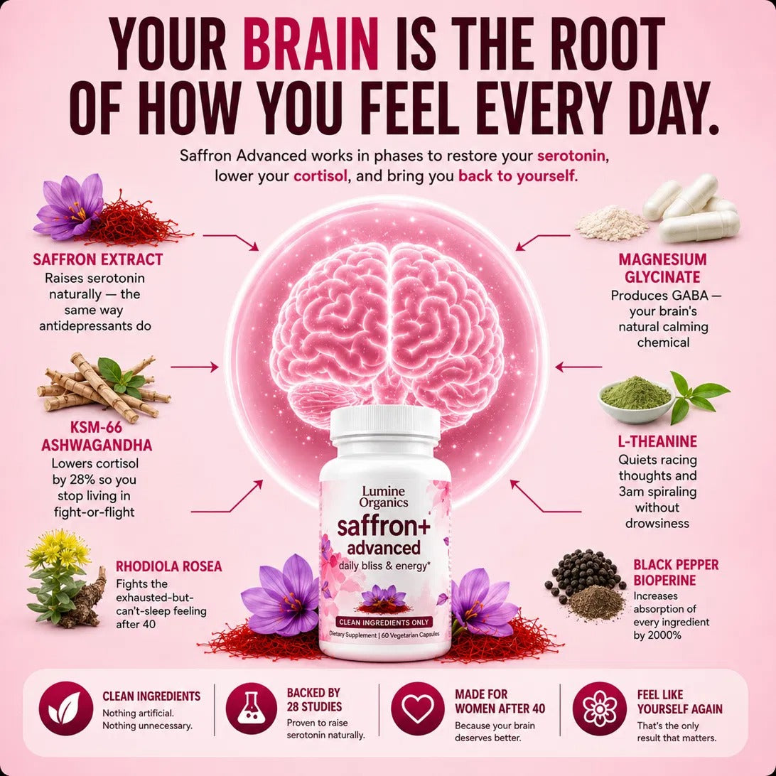 Saffron Advanced — Natural Mood & Anxiety Relief