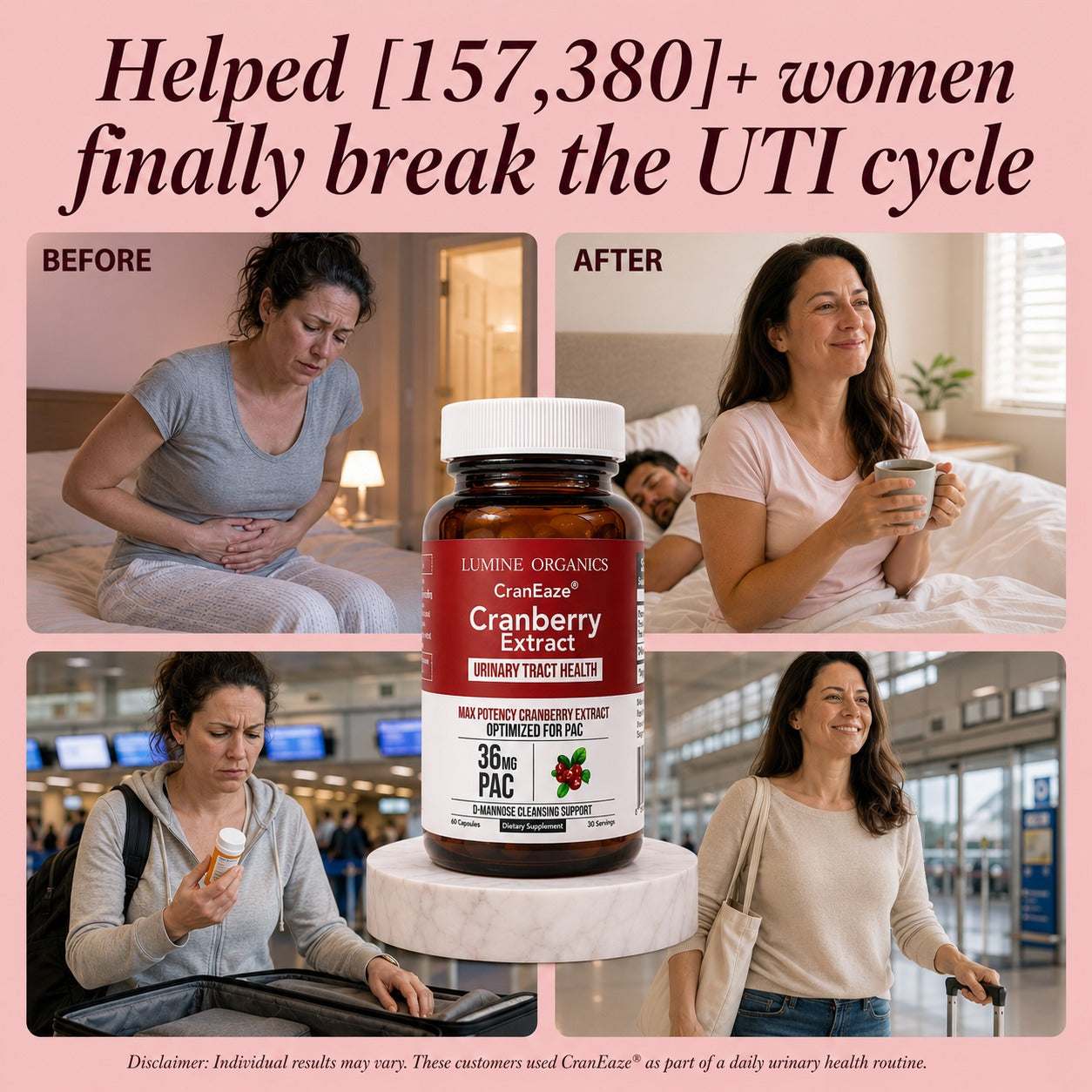 Cranberry + D-Mannose — Urinary Tract Support
