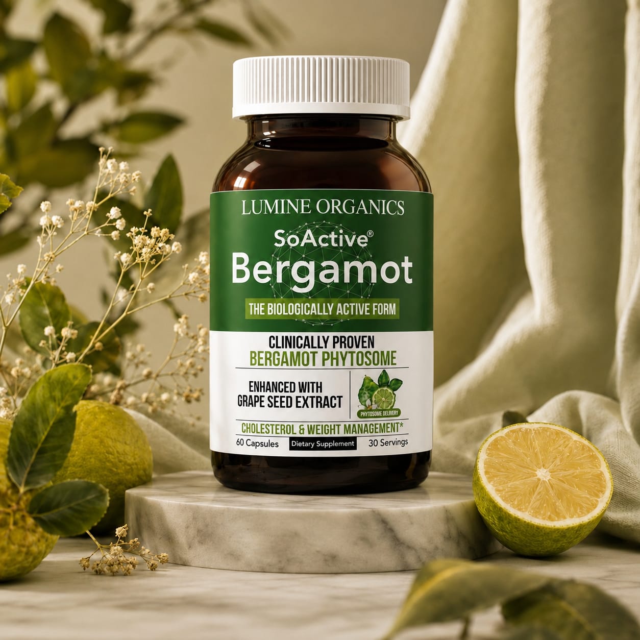 Bergamot Phytosome — Natural Cholesterol Support