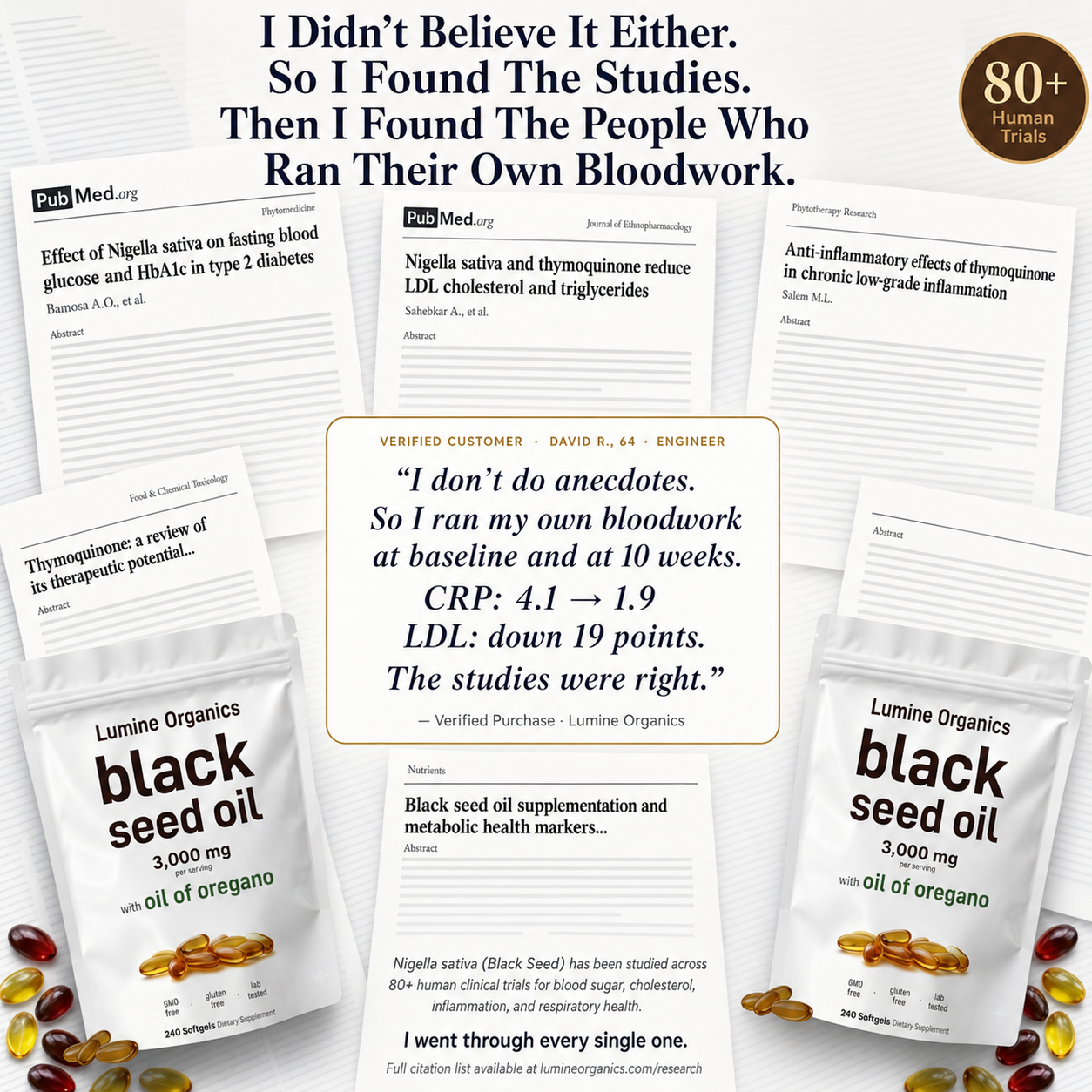 Standardized Black Seed Oil