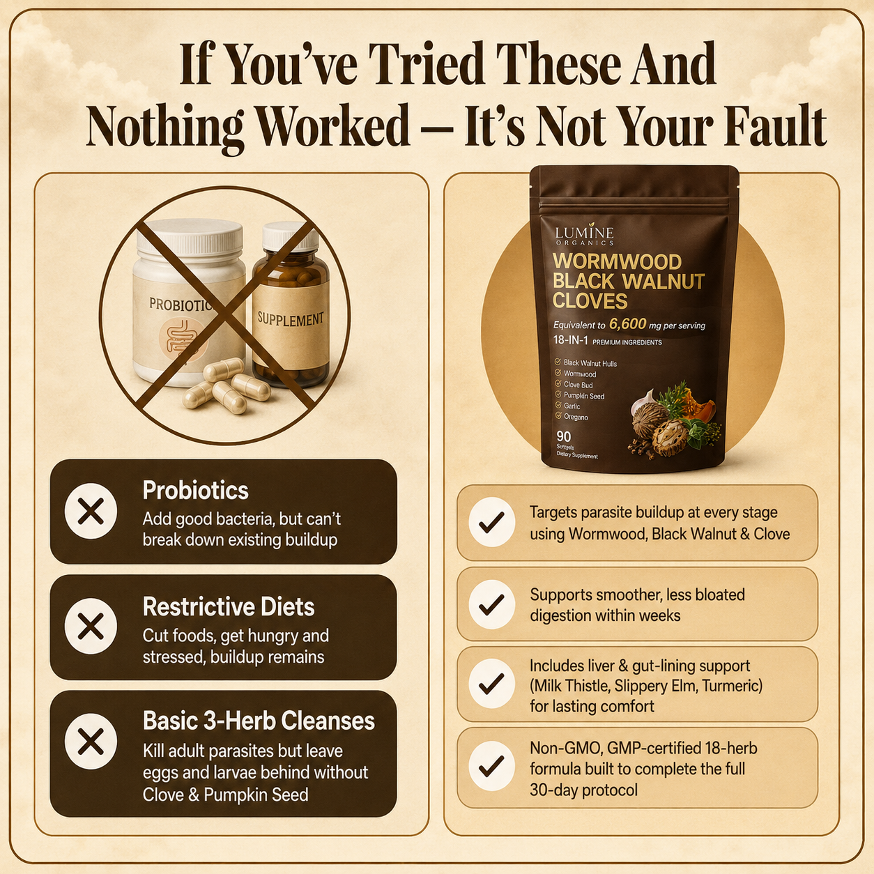 Parasite Cleanse Complex — Cleanse & Gut Recovery Softgels