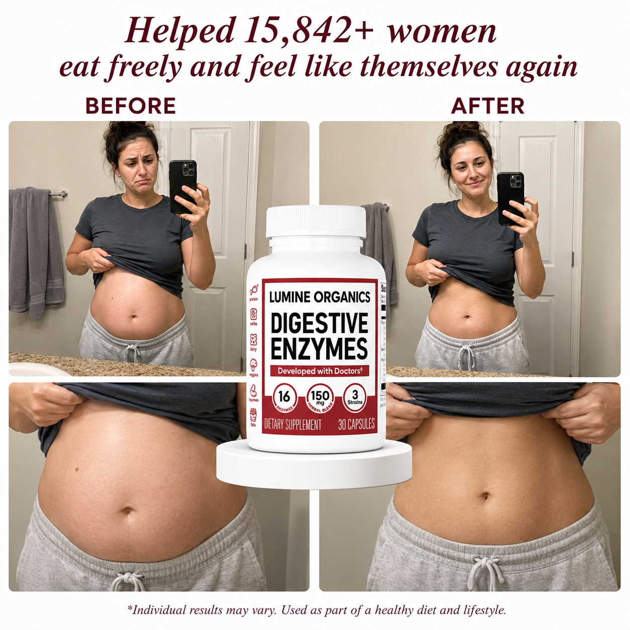 Digestive Enzymes 3-in-1 — Bloating & Digestion Support