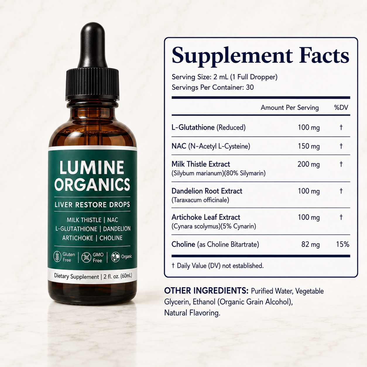 Liver Restore Drops — Fatty Liver & Enzyme Support