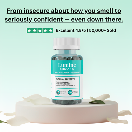 Internal Deodorant — Full Body Odor Neutralizing Capsules